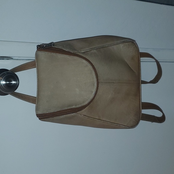 1970s leather backpack Women's Vintage Brown Purse as well as many accessories Free ship Brown mini vintage